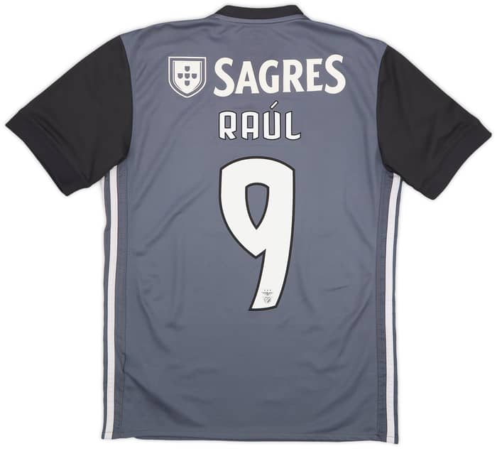 2017-18 Benfica Away Shirt Raul #9 - 6/10 - (S)