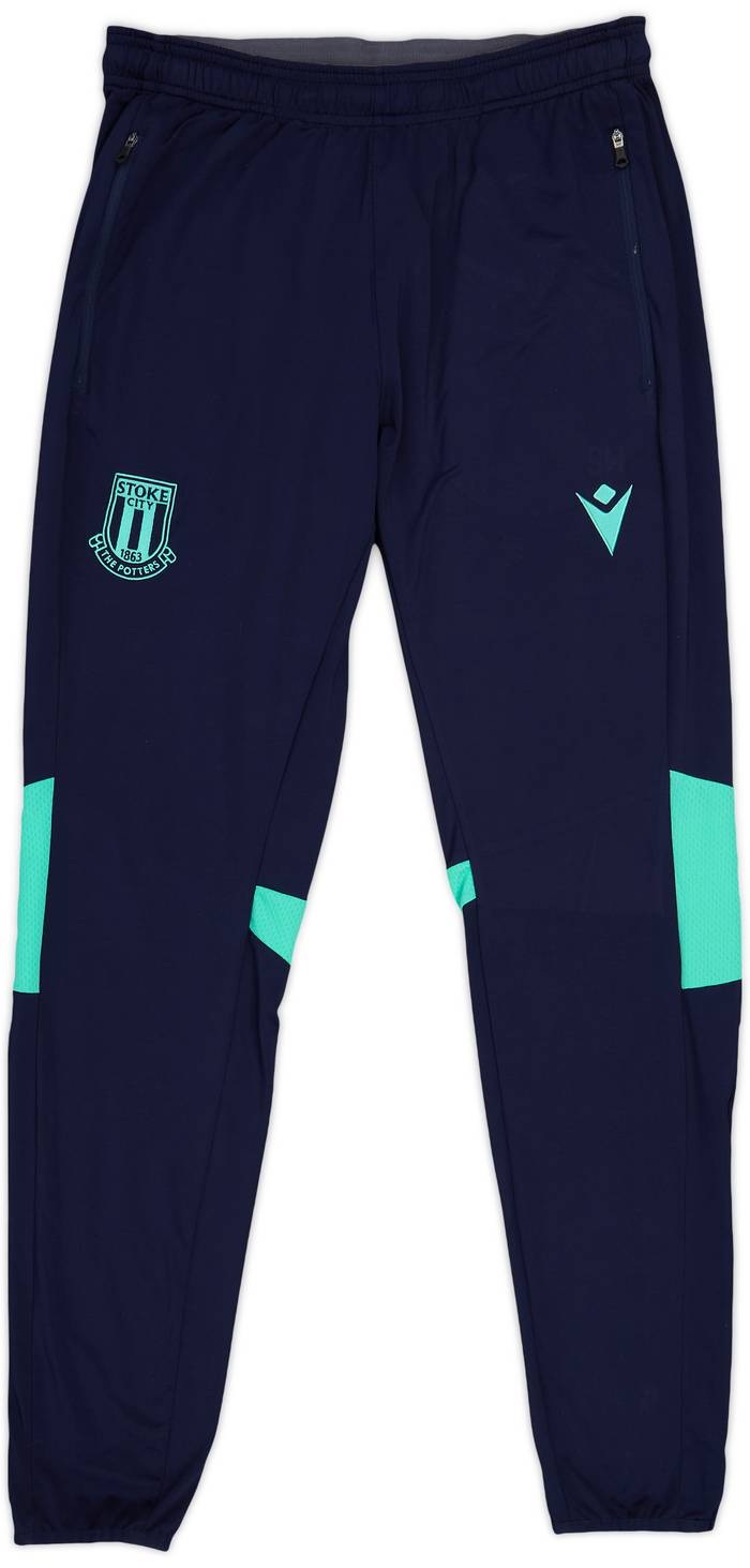 2019-20 Stoke City Macron Track Pants/Bottoms - 8/10 - (L)