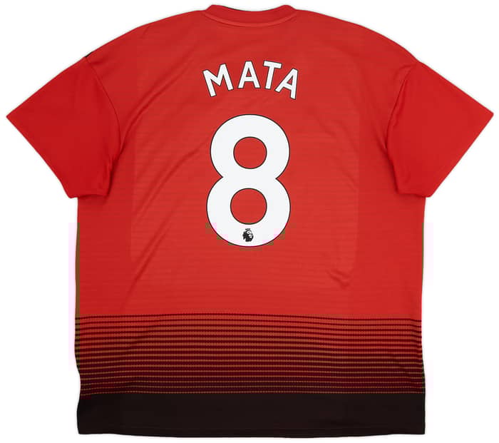 2018-19 Manchester United Home Shirt Mata #8 - 6/10 - (XL)