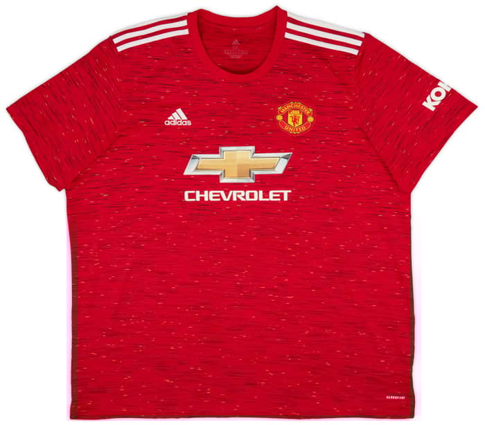 2020-21 Manchester United Home Shirt B.Fernandes #18 - 6/10 - (3XL)