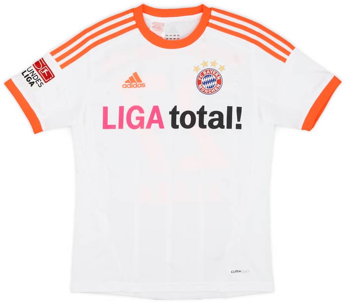 2012-13 Bayern Munich Away Shirt Alaba #27 - 8/10 - (L.Boys)