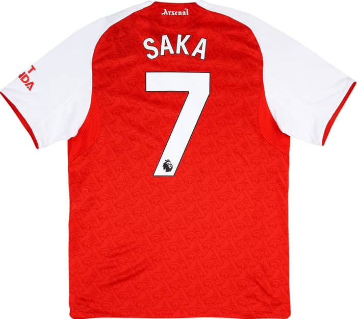 2025-26 Arsenal Authentic Home Shirt Saka #7