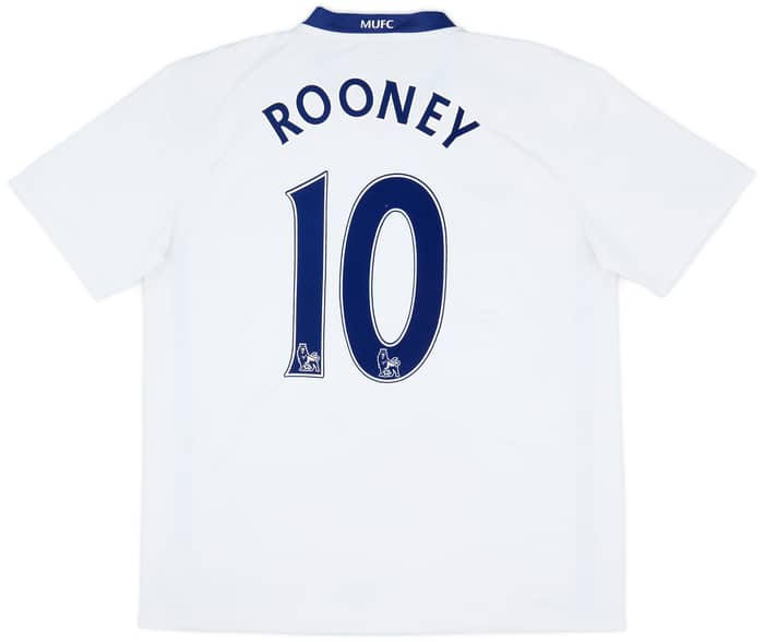 2008-10 Manchester United Away Shirt Rooney #10 - 5/10 - (XL)