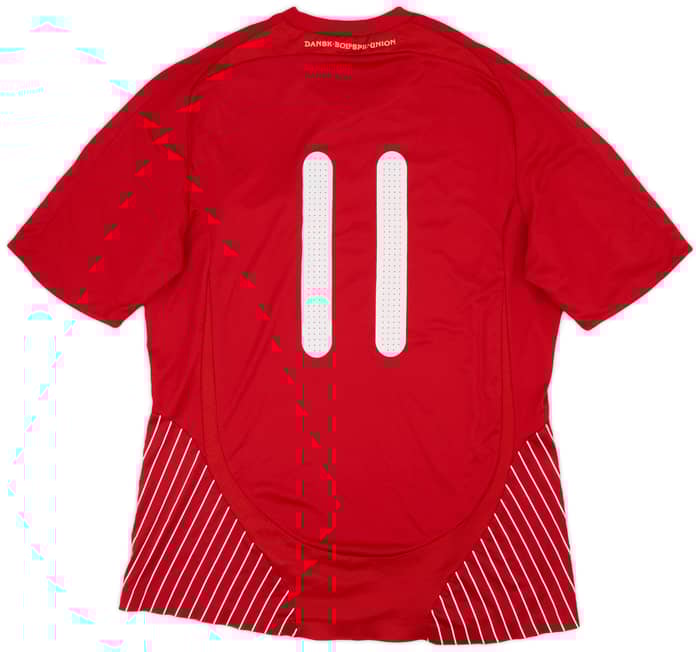 2007-10 Denmark Player Issue Home Shirt #11 - 8/10 - (L)