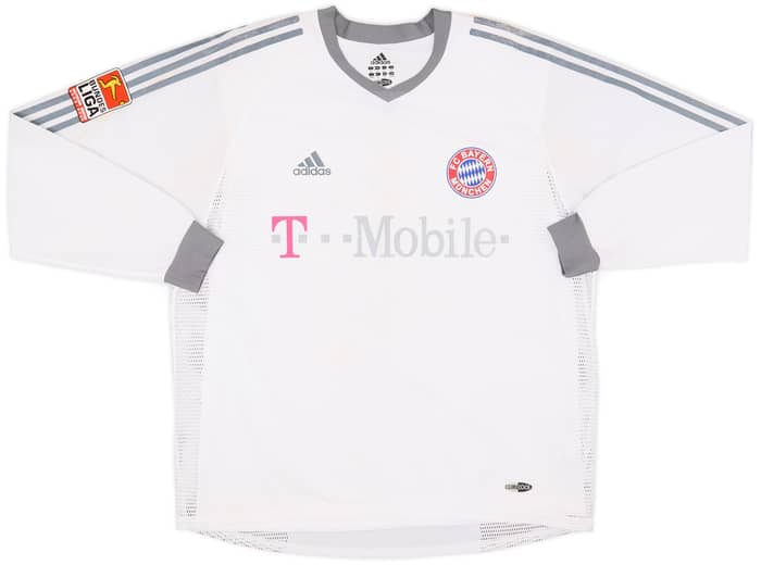 2002-03 Bayern Munich Match Issue Away L/S Shirt Santa Cruz #24