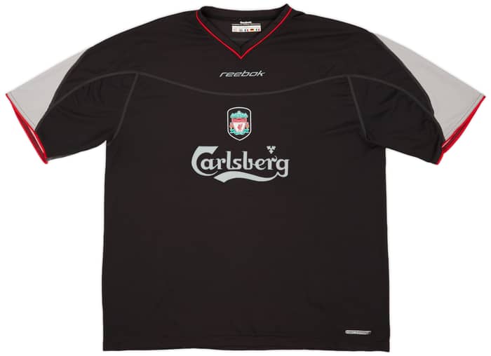 2002-04 Liverpool Away Shirt Gerrard #17 - 8/10 - (XL)
