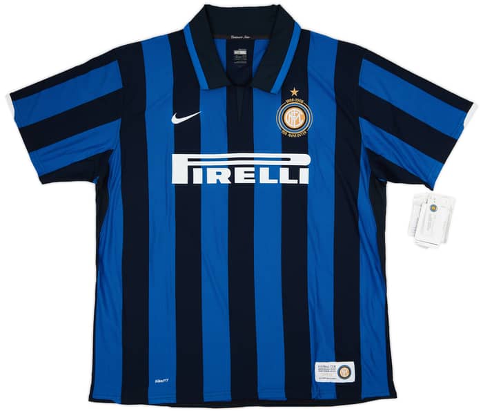 2007-08 Inter Milan Centenary Home Shirt Samuel #25 (XXL)