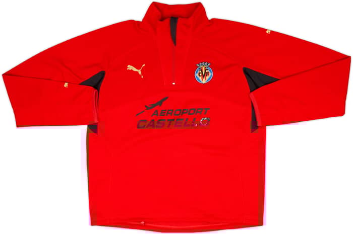 2007-08 Villarreal Puma 1/4 Zip Drill Top - 5/10 - (M)