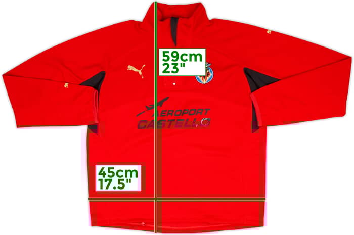 2007-08 Villarreal Puma 1/4 Zip Drill Top - 5/10 - (M)