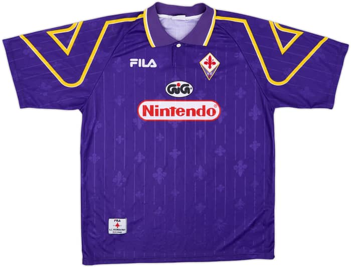 1997-98 Fiorentina Home Shirt - 8/10 - (XL)