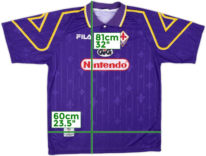1997-98 Fiorentina Home Shirt - 8/10 - (XL)