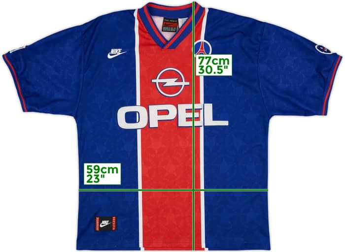 1995-96 Paris Saint-Germain Home Shirt - 8/10 - (XL)