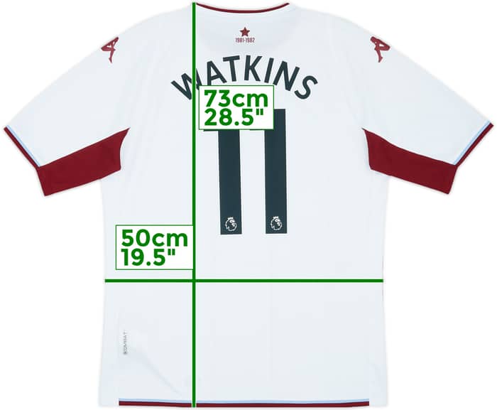 2021-22 Aston Villa Away Shirt Watkins #11 - 8/10 - (M)