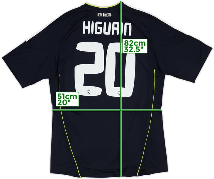 2010-11 Real Madrid Away Shirt Higuain #20 - 8/10 - (L)