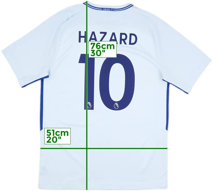 2017-18 Chelsea Away Shirt Hazard #10 - 6/10 - (L)