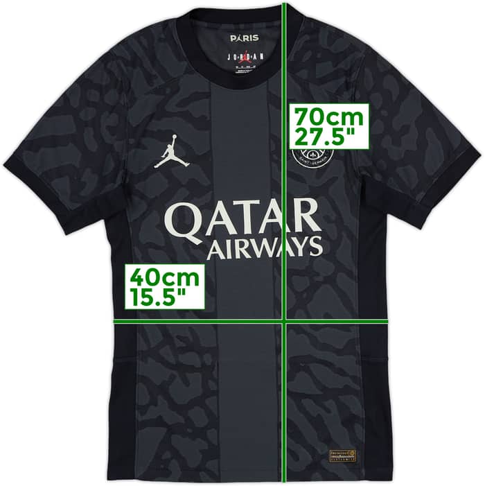 2023-24 Paris Saint-Germain Authentic Third Shirt - 10/10 - (XS)
