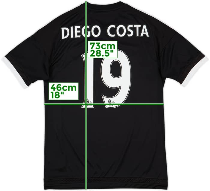 2015-16 Chelsea Third Shirt Diego Costa #19 - 7/10 - (S)