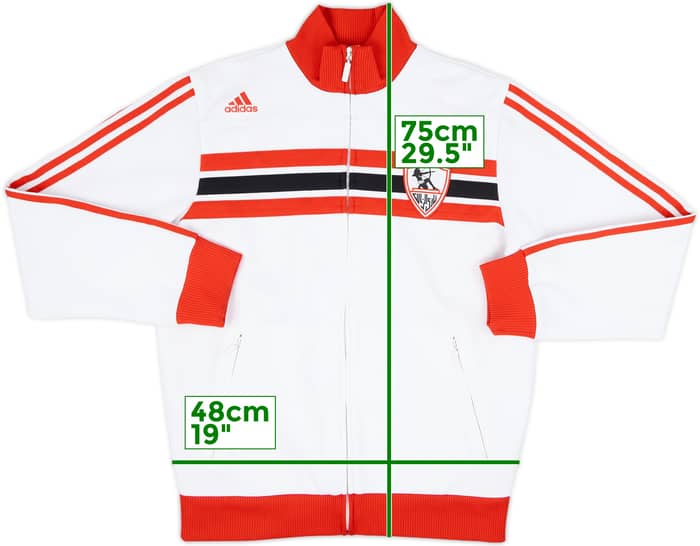 2007-08 Zamalek adidas Track Jacket - 8/10 - (L/XL)