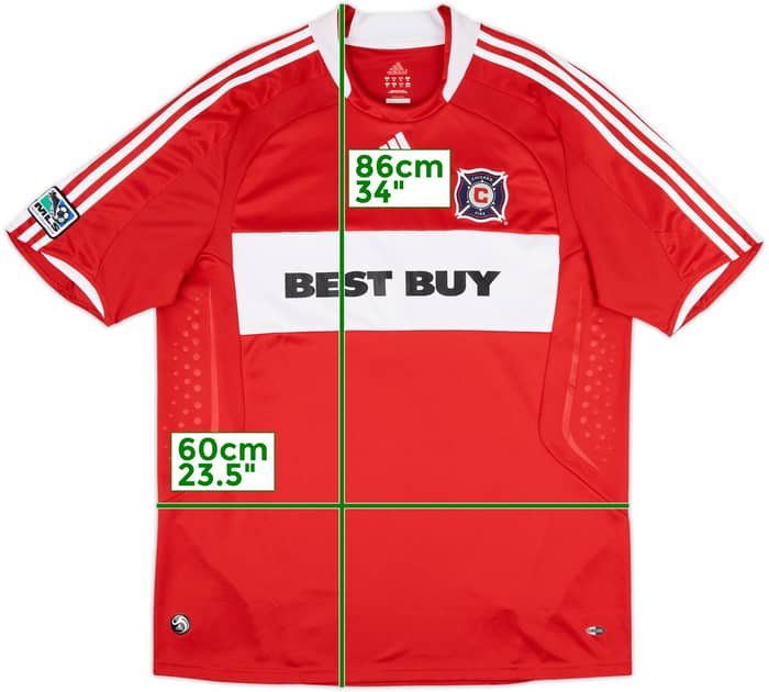2008-09 Chicago Fire Home Shirt - 8/10 - (XL)