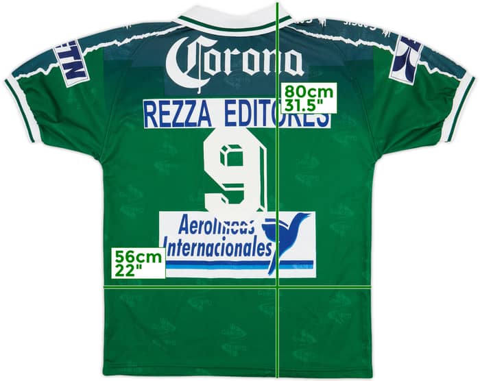 2001-02 Club Leon Home Shirt #9 - 7/10 - (XL)