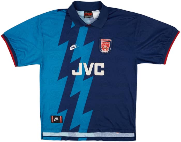 1995-96 Arsenal Away Shirt Wright #8 - 6/10 - (XL)