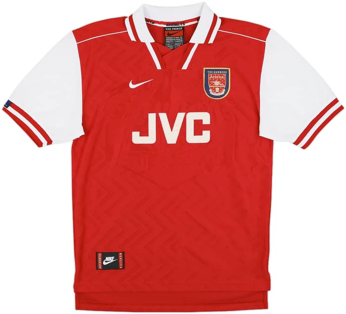 1996-98 Arsenal Home Shirt Adams #6 - 7/10 - (S)