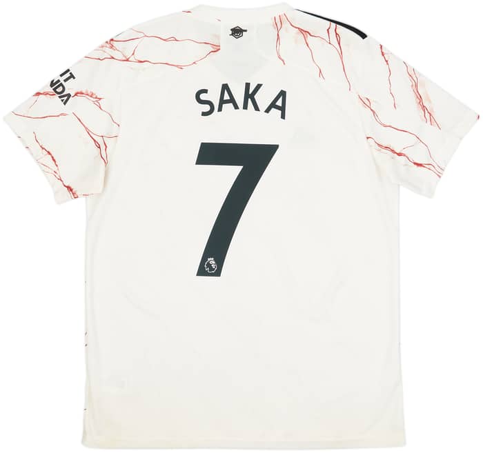 2020-21 Arsenal Away Shirt Saka #7 - 6/10 - (L)