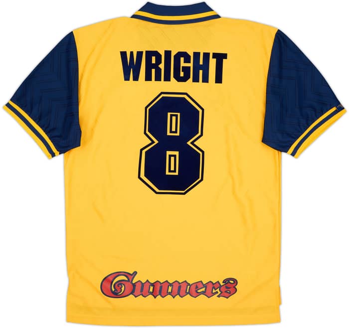 1996-97 Arsenal Away Shirt Wright #8 - 10/10 - (M)