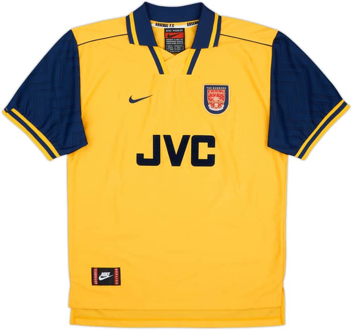 1996-97 Arsenal Away Shirt Wright #8 - 10/10 - (M)
