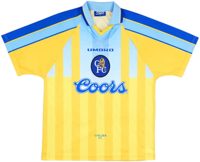 1996-97 Chelsea Away Shirt Gullit #4 - 8/10 - (M)