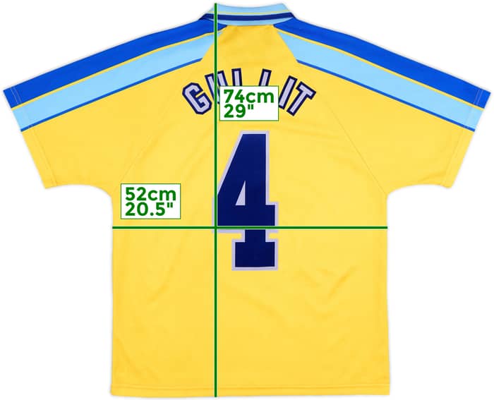 1996-97 Chelsea Away Shirt Gullit #4 - 8/10 - (M)