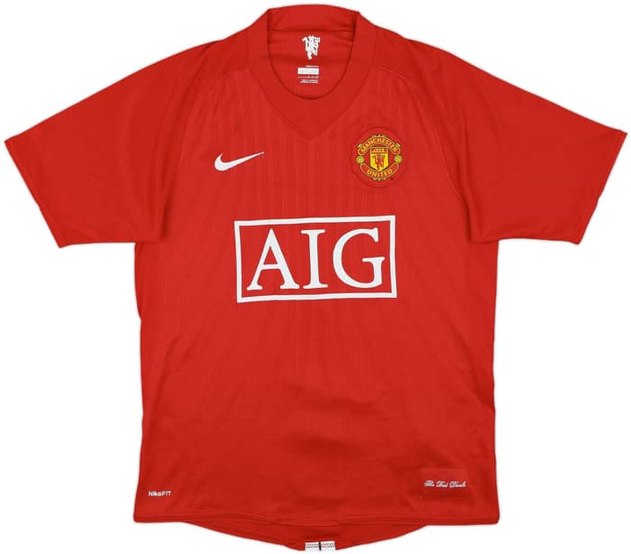 2007-09 Manchester United Home Shirt Ronaldo #7 - 7/10 - (S)
