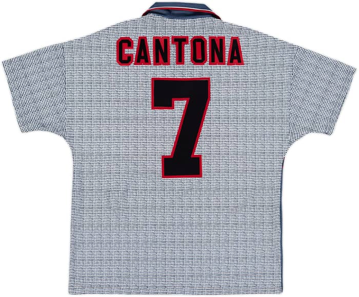 1995-96 Manchester United Away Shirt Cantona #7 - 9/10 - (L)
