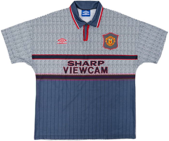 1995-96 Manchester United Away Shirt Cantona #7 - 9/10 - (L)