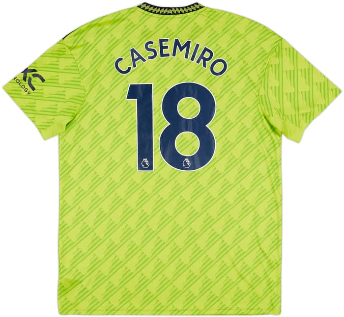 2022-23 Manchester United Third Shirt Casemiro #18 - 10/10 - (XL)