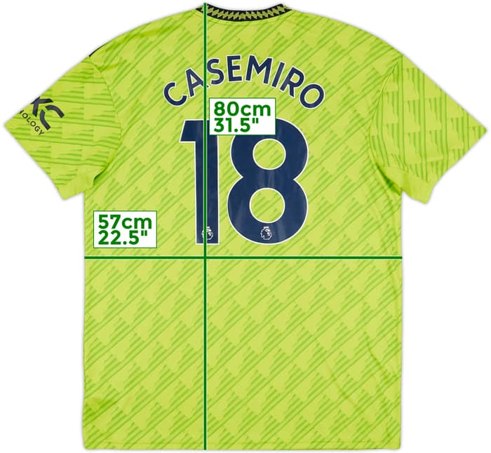 2022-23 Manchester United Third Shirt Casemiro #18 - 10/10 - (XL)