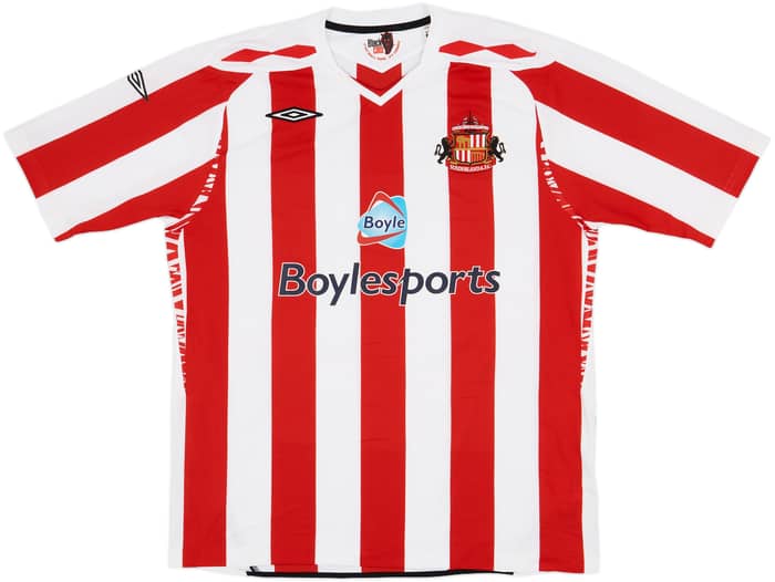 2007-08 Sunderland Home Shirt Yorke #19 - 7/10 - (XL)