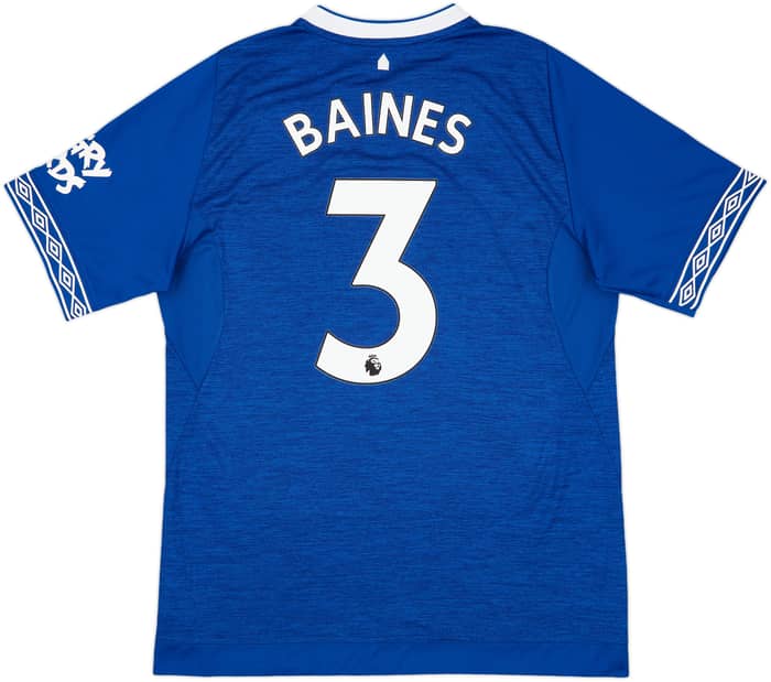 2018-19 Everton Home Shirt Baines #3 - 8/10 - (L)