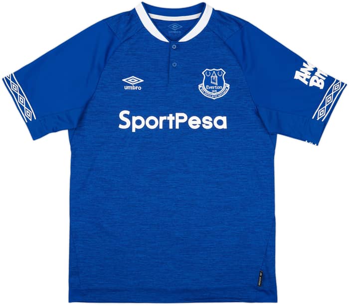2018-19 Everton Home Shirt Baines #3 - 8/10 - (L)