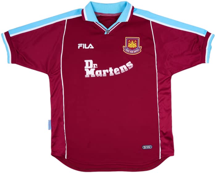 1999-01 West Ham Home Shirt Suker #9 - 8/10 - (XL)