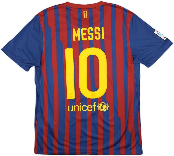 2011-12 Barcelona Home Shirt Messi #10 - 7/10 - (M)