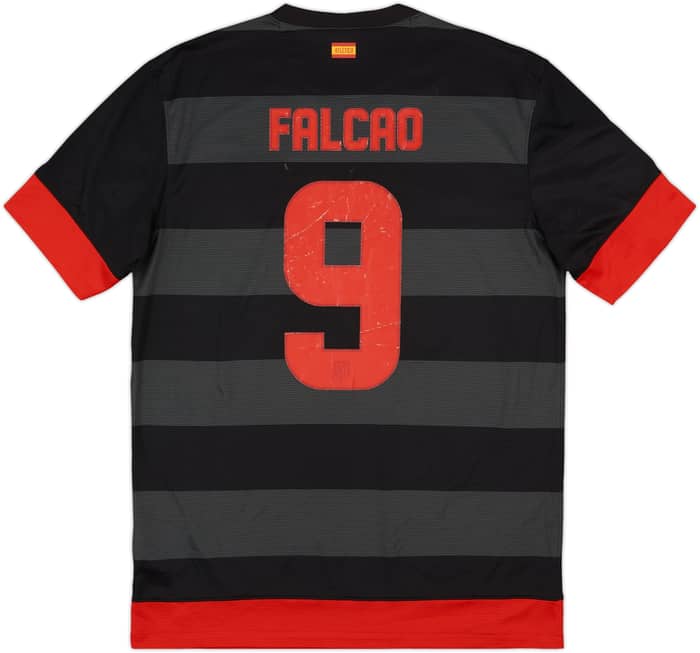 2012-13 Atletico Madrid Away Shirt Falcao #9 - 7/10 - (M)