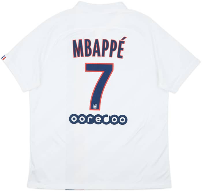2019-20 Paris Saint-Germain Third Shirt Mbappe #7 - 10/10 - (XL)