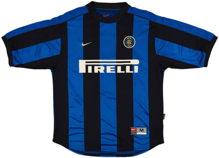 1999-00 Inter Milan Home Shirt Ronaldo #9 - 8/10 - (M)