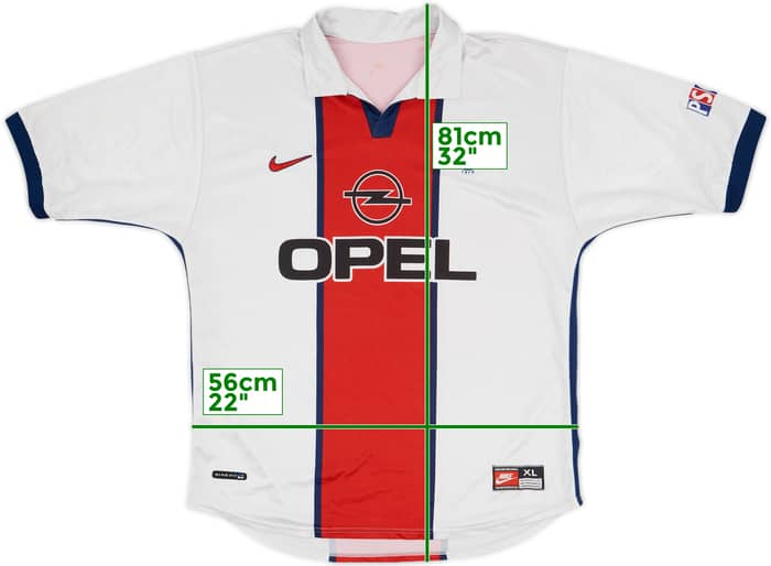 1998-99 Paris Saint-Germain Away Shirt - 7/10 - (XL)
