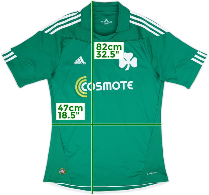 2010-11 Panathinaikos Home Shirt - 8/10 - (M)