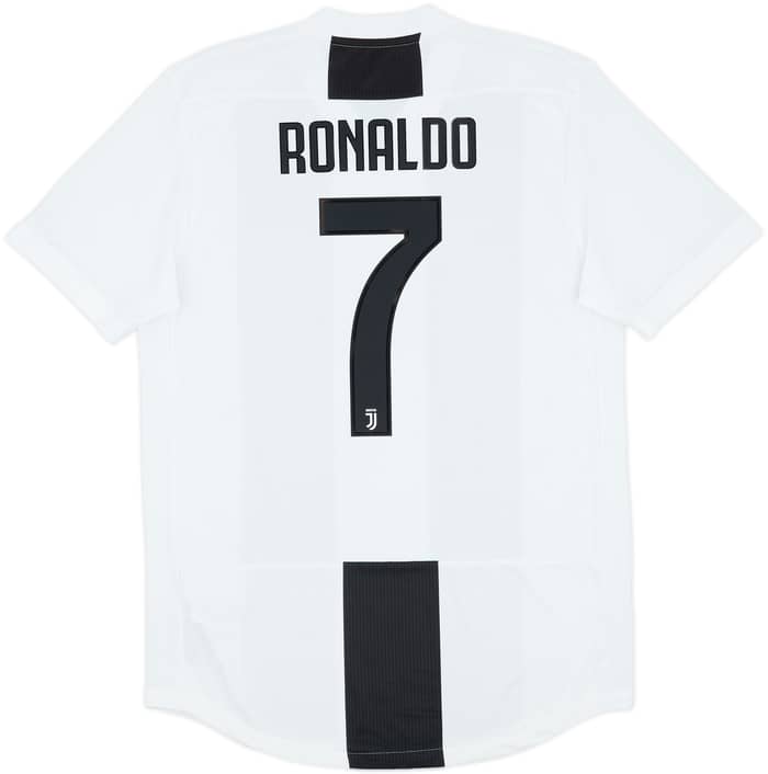 2018-19 Juventus Authentic Home Shirt Ronaldo #7 - 7/10 - (L)
