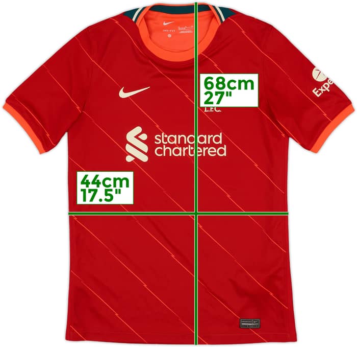 2021-22 Liverpool Home Shirt - 10/10 - (XL.Boys)