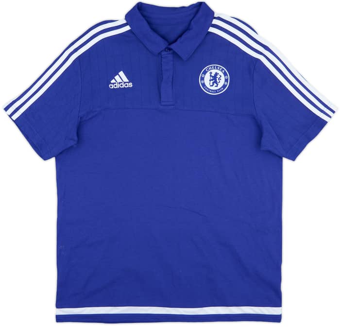2015-16 Chelsea adidas Polo Shirt - 9/10 - (L)
