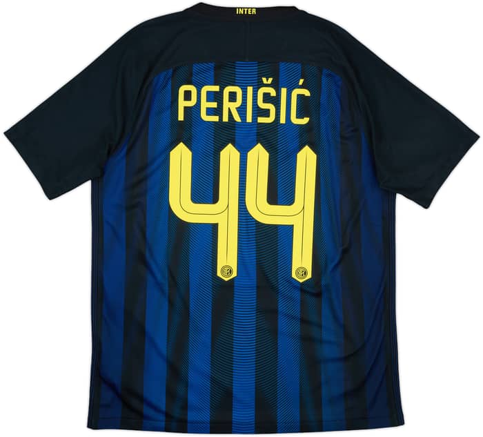 2016-17 Inter Milan Home Shirt Perisic #44 - 9/10 - (L)